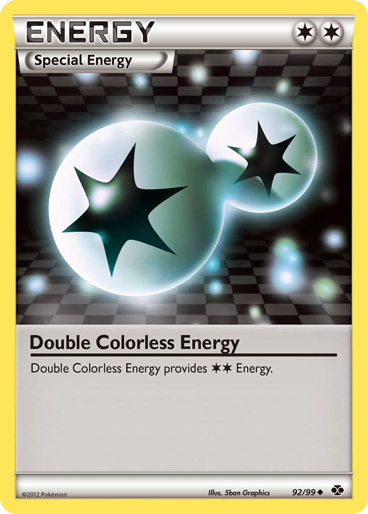 Double Colorless Energy (92/99) [Black & White: Next Destinies] | Kessel Run Games Inc. 