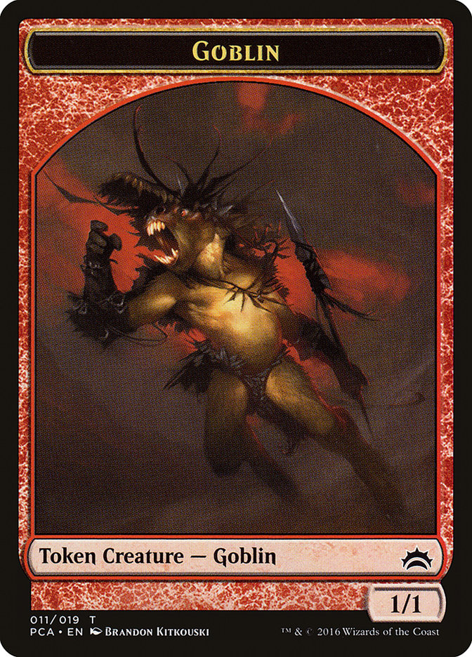 Germ // Goblin Double-Sided Token [Planechase Anthology Tokens] | Kessel Run Games Inc. 