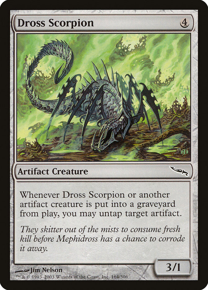 Dross Scorpion [Mirrodin] | Kessel Run Games Inc. 