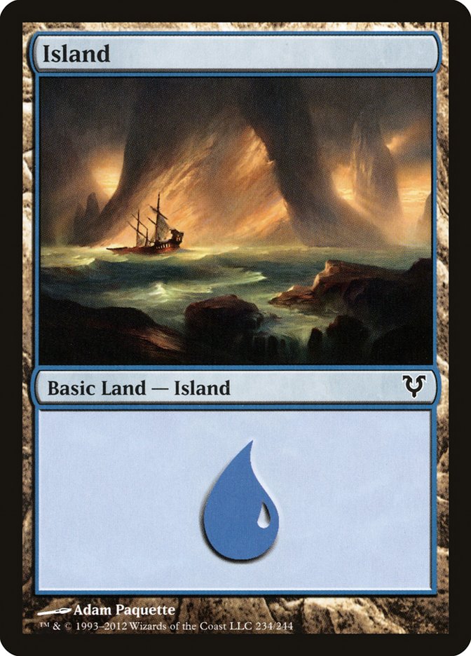 Island (234) [Avacyn Restored] | Kessel Run Games Inc. 