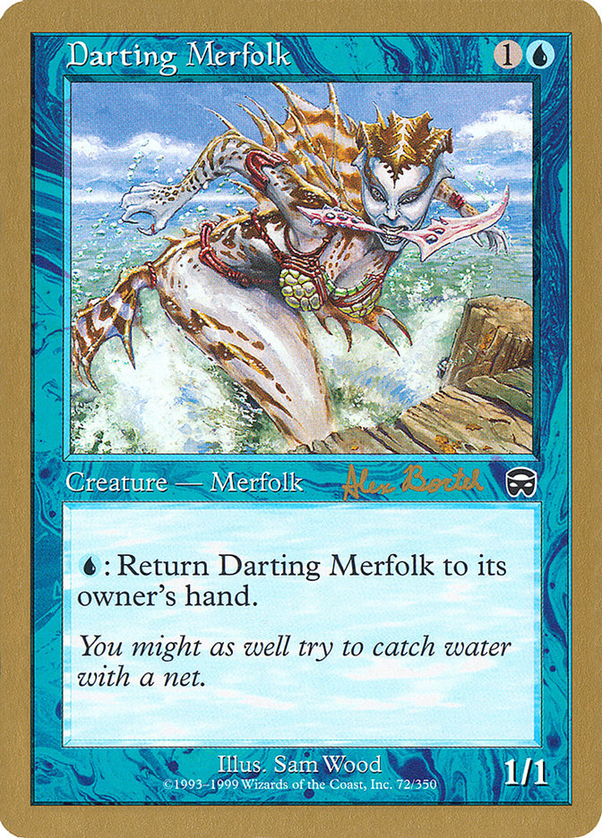 Darting Merfolk (Alex Borteh) [World Championship Decks 2001] | Kessel Run Games Inc. 