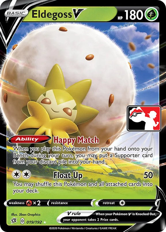 Eldegoss V (019/192) [Prize Pack Series One] | Kessel Run Games Inc. 