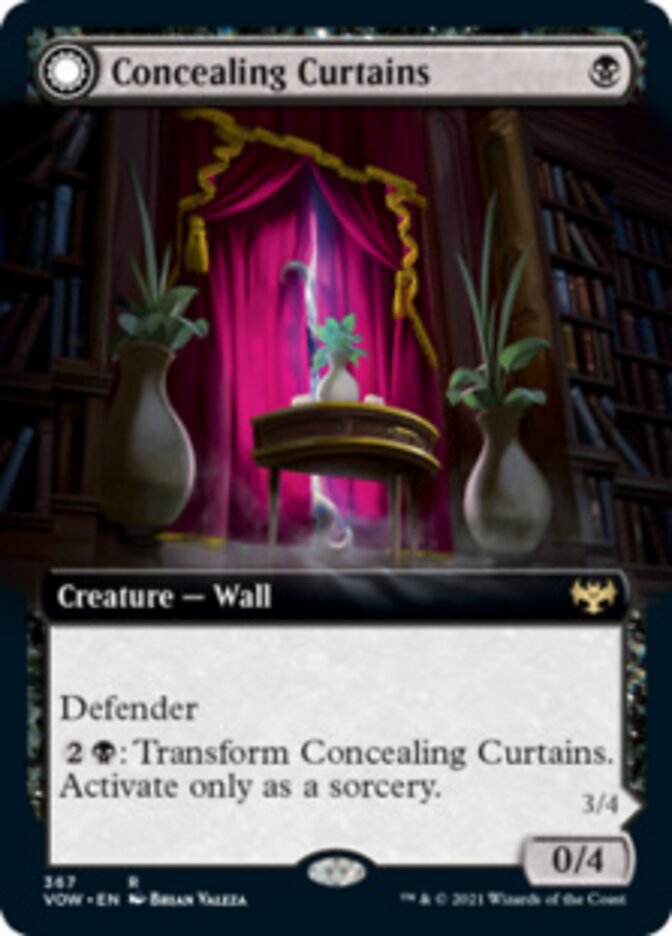 Concealing Curtains // Revealing Eye (Extended Art) [Innistrad: Crimson Vow] | Kessel Run Games Inc. 