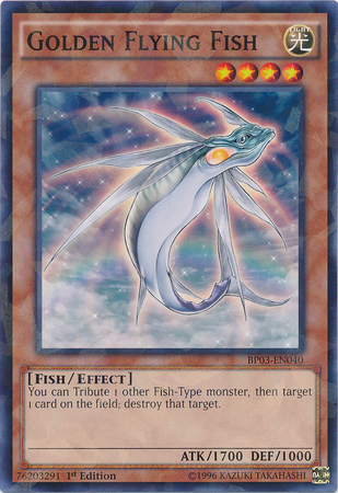 Golden Flying Fish [BP03-EN040] Shatterfoil Rare | Kessel Run Games Inc. 