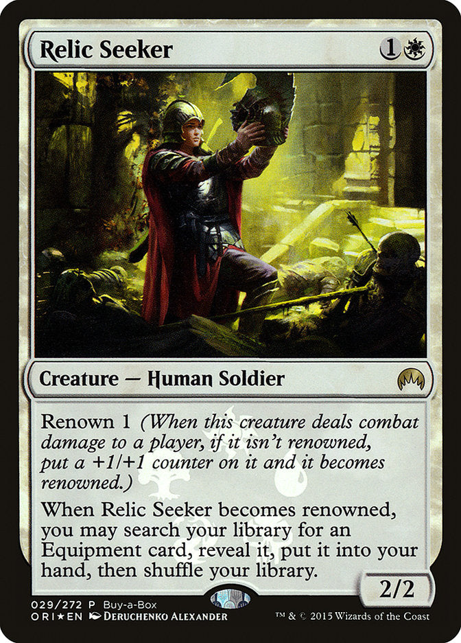 Relic Seeker (Buy-A-Box) [Magic Origins Promos] | Kessel Run Games Inc. 