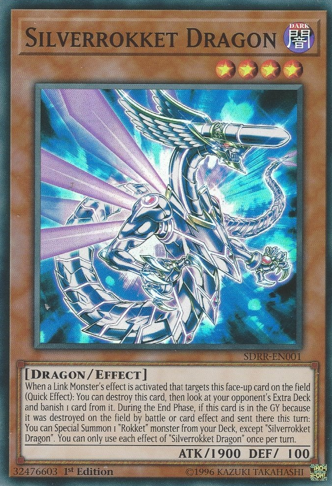 Silverrokket Dragon [SDRR-EN001] Super Rare | Kessel Run Games Inc. 