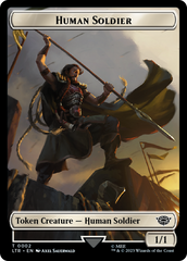 Food (10) // Human Soldier (02) Double-Sided Token [The Lord of the Rings: Tales of Middle-Earth Tokens] | Kessel Run Games Inc. 