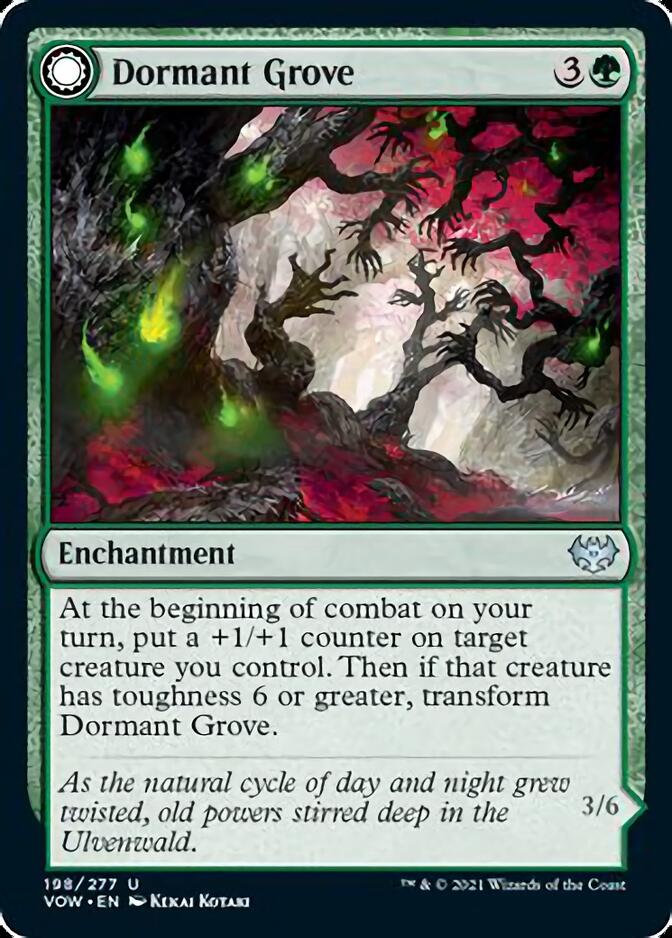 Dormant Grove // Gnarled Grovestrider [Innistrad: Crimson Vow] | Kessel Run Games Inc. 