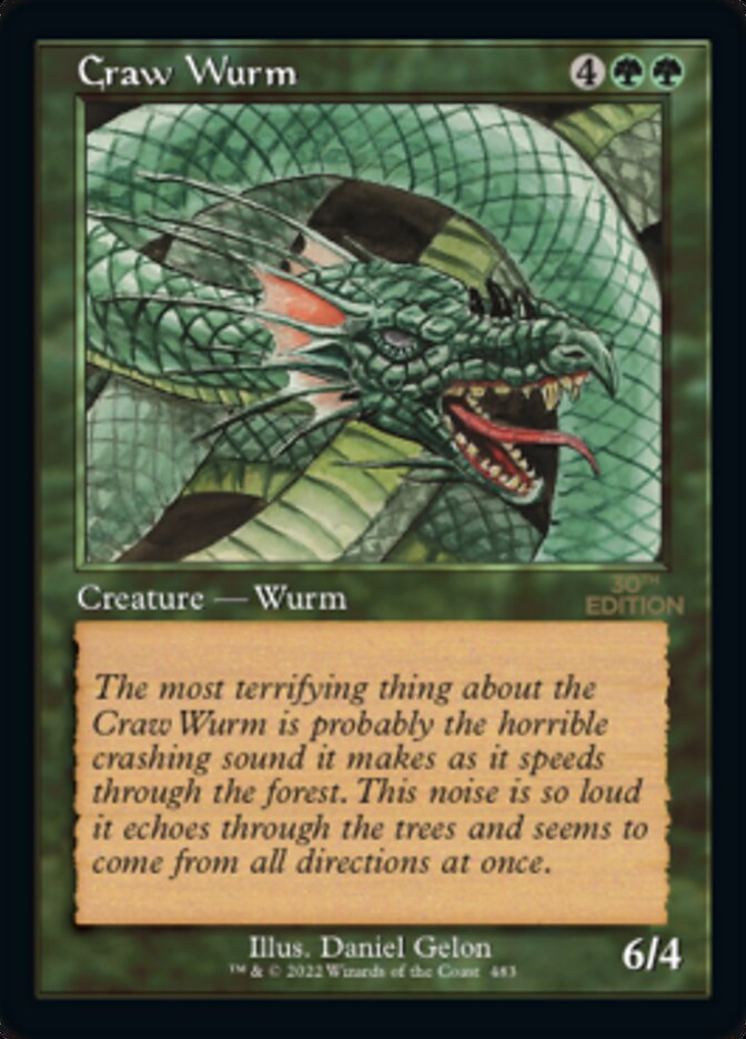Craw Wurm (Retro) [30th Anniversary Edition] | Kessel Run Games Inc. 