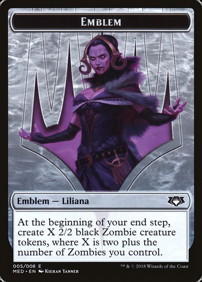 Liliana, the Last Hope Emblem [Mythic Edition Tokens] | Kessel Run Games Inc. 