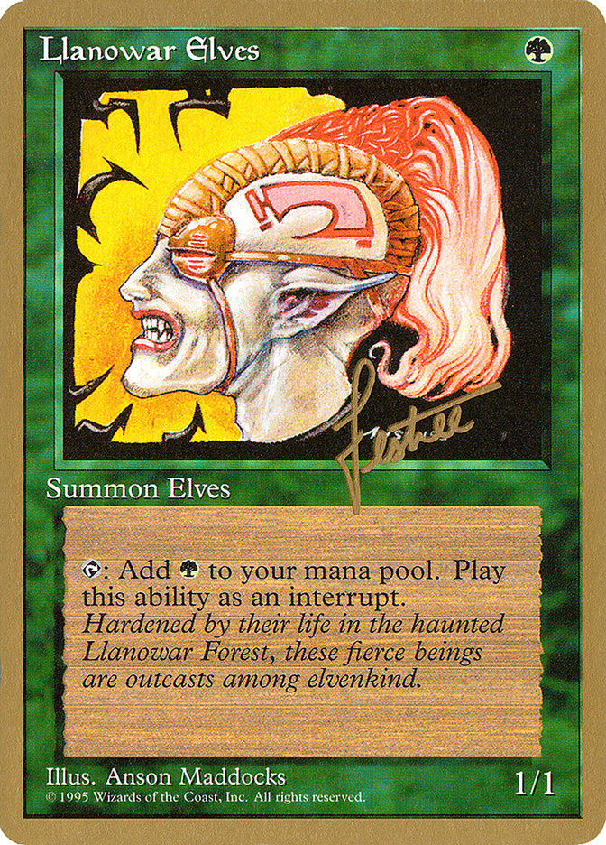 Llanowar Elves (Bertrand Lestree) [Pro Tour Collector Set] | Kessel Run Games Inc. 