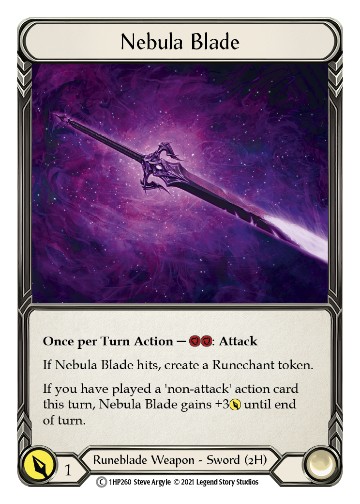 Nebula Blade [1HP260] (History Pack 1) | Kessel Run Games Inc. 