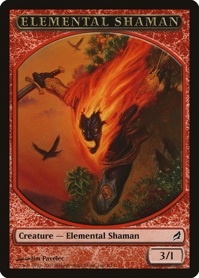 Elemental Shaman Token [Lorwyn Tokens] | Kessel Run Games Inc. 