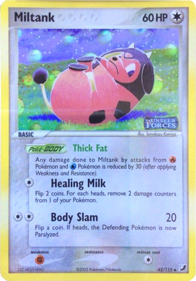 Miltank (42/115) (Stamped) [EX: Unseen Forces] | Kessel Run Games Inc. 