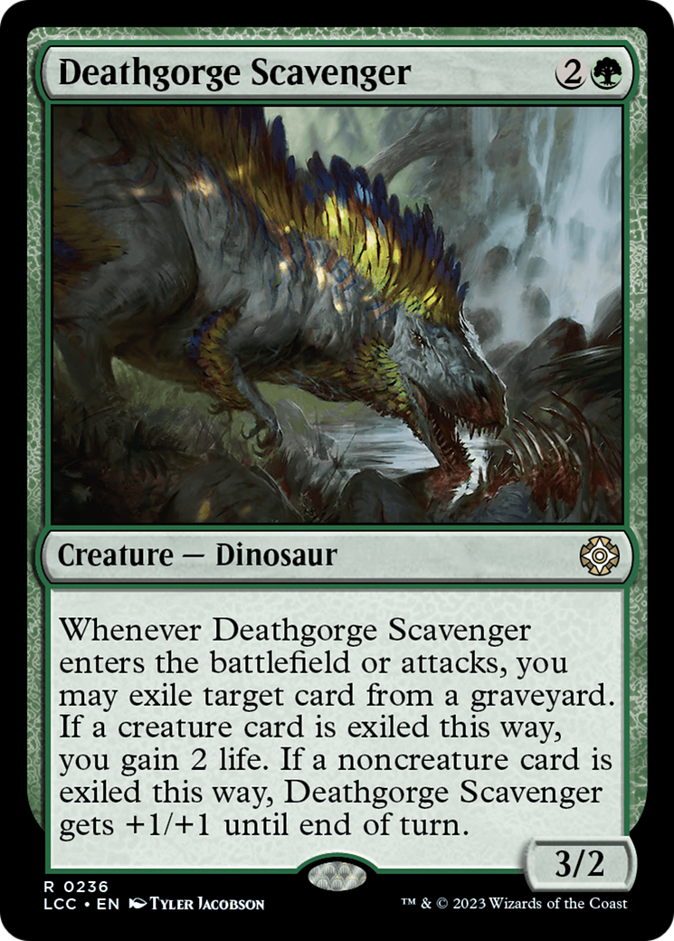 Deathgorge Scavenger [The Lost Caverns of Ixalan Commander] | Kessel Run Games Inc. 