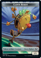 Clown Robot (002) // Storm Crow Double-Sided Token [Unfinity Tokens] | Kessel Run Games Inc. 