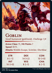 Goblin Art Card [Dungeons & Dragons: Adventures in the Forgotten Realms Art Series] | Kessel Run Games Inc. 