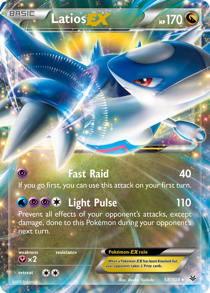 Latios EX (58/108) [XY: Roaring Skies] | Kessel Run Games Inc. 