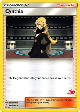 Cynthia (119/156) (Charizard Stamp #50) [Battle Academy 2020] | Kessel Run Games Inc. 