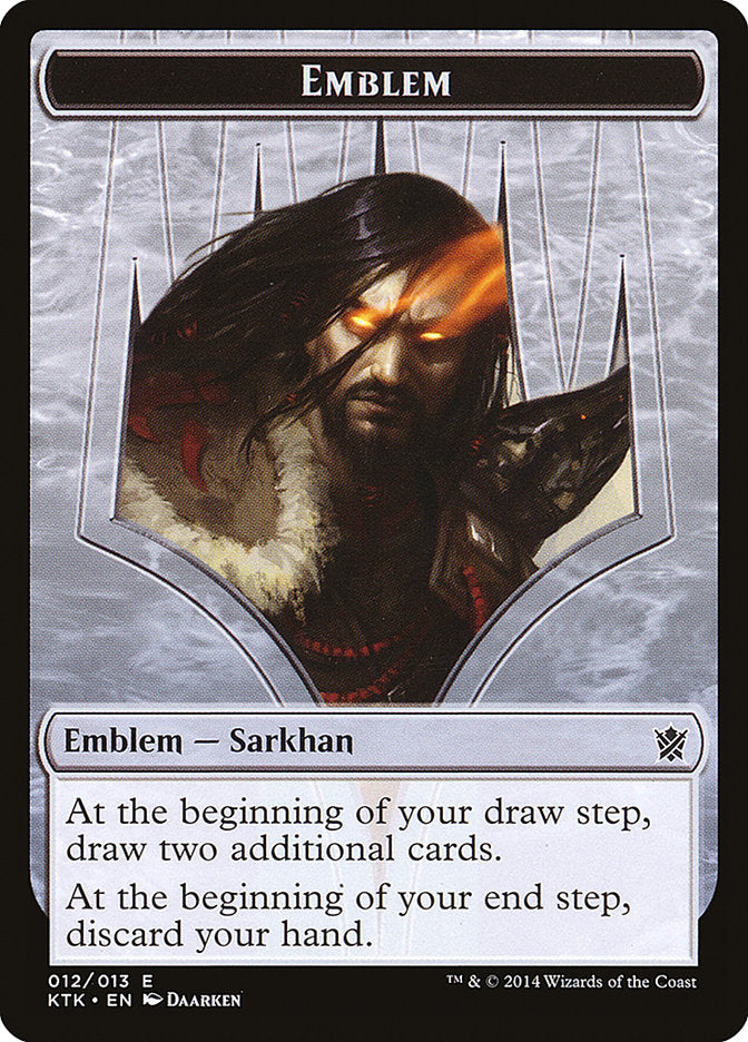 Sarkhan, the Dragonspeaker Emblem [Khans of Tarkir Tokens] | Kessel Run Games Inc. 