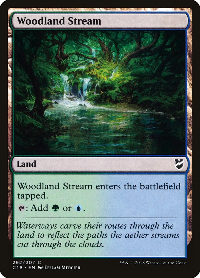 Woodland Stream [Commander 2018] | Kessel Run Games Inc. 