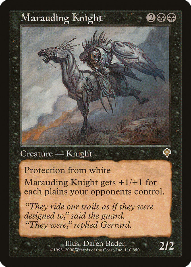 Marauding Knight [Invasion] | Kessel Run Games Inc. 
