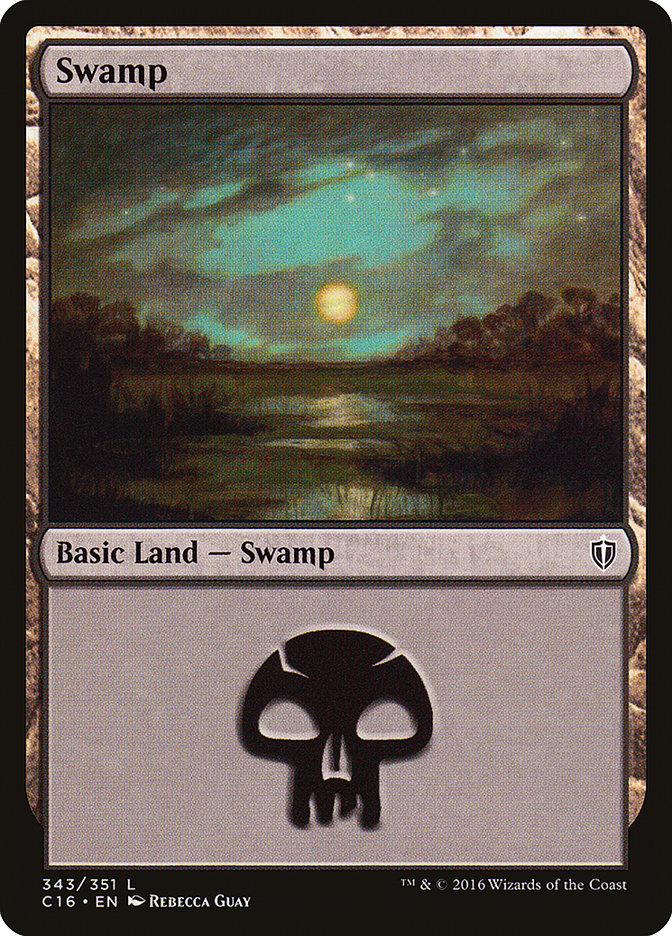 Swamp (343) [Commander 2016] | Kessel Run Games Inc. 