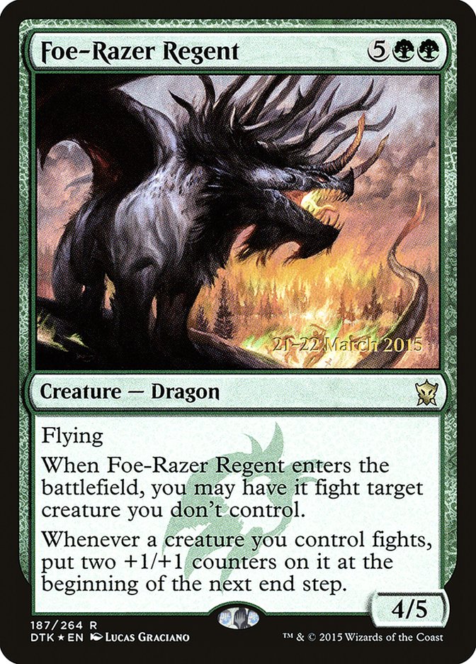 Foe-Razer Regent [Dragons of Tarkir Prerelease Promos] | Kessel Run Games Inc. 