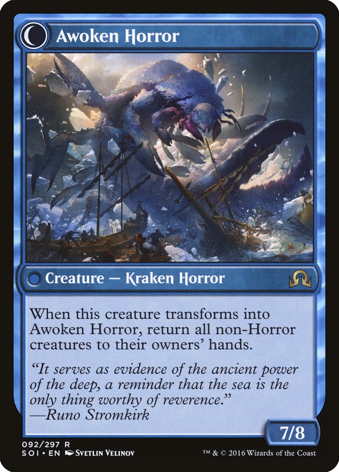 Thing in the Ice // Awoken Horror [Shadows over Innistrad] | Kessel Run Games Inc. 