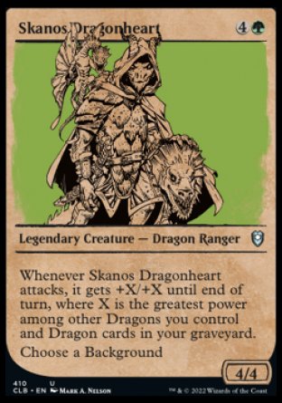 Skanos Dragonheart (Showcase) [Commander Legends: Battle for Baldur's Gate] | Kessel Run Games Inc. 