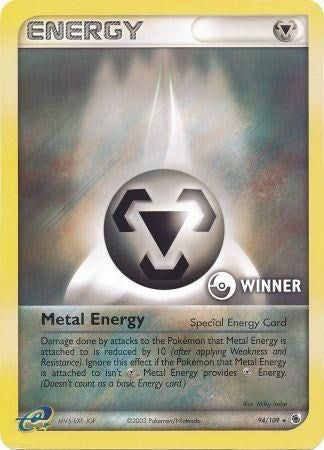 Metal Energy (94/109) (Winner) [EX: Ruby & Sapphire] | Kessel Run Games Inc. 