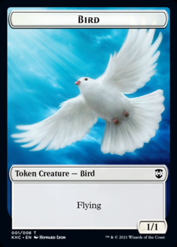 Bird Token [Kaldheim Commander Tokens] | Kessel Run Games Inc. 