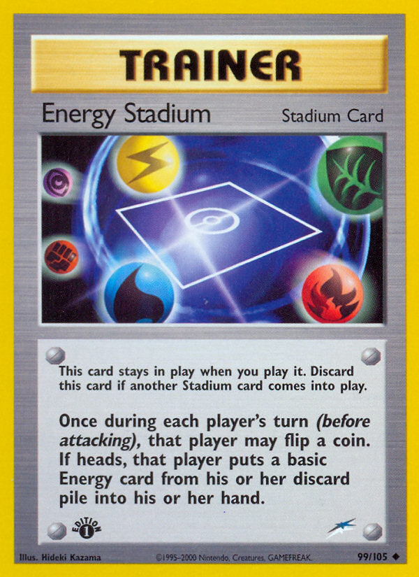 Energy Stadium (99/105) [Neo Destiny 1st Edition] | Kessel Run Games Inc. 