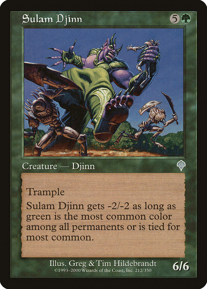 Sulam Djinn [Invasion] | Kessel Run Games Inc. 