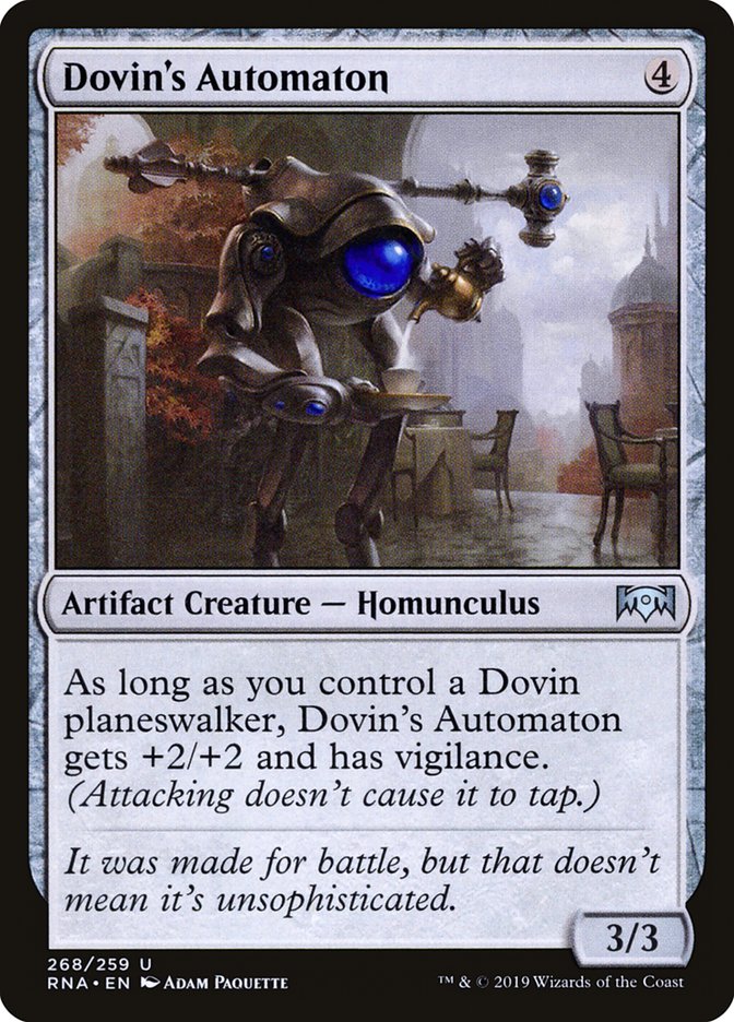 Dovin's Automaton [Ravnica Allegiance] | Kessel Run Games Inc. 