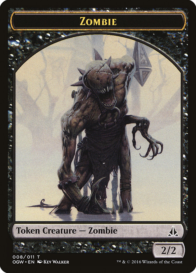 Zombie Token [Oath of the Gatewatch Tokens] | Kessel Run Games Inc. 