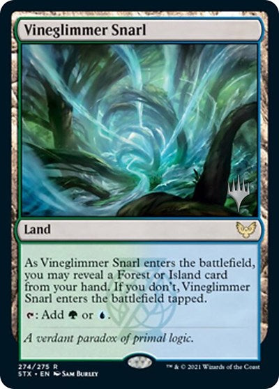 Vineglimmer Snarl (Promo Pack) [Strixhaven: School of Mages Promos] | Kessel Run Games Inc. 