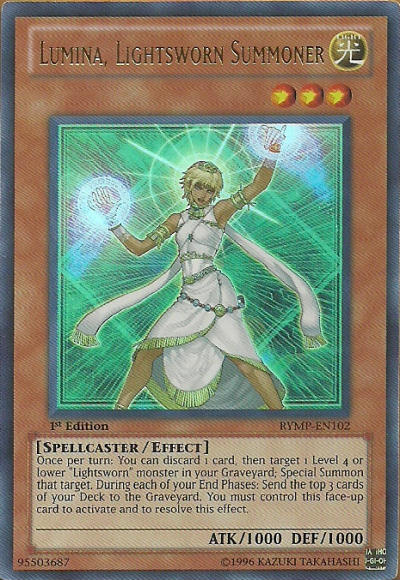 Lumina, Lightsworn Summoner [RYMP-EN102] Ultra Rare | Kessel Run Games Inc. 