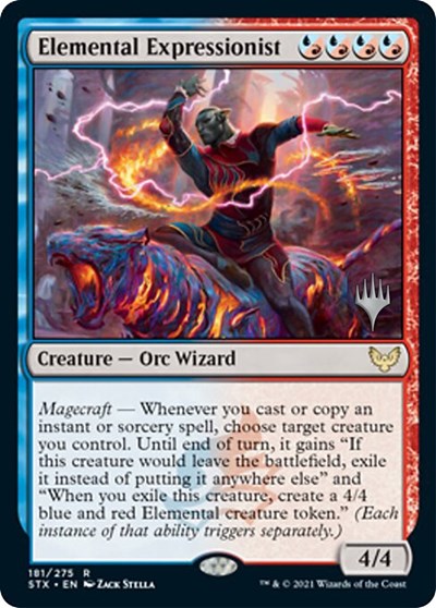 Elemental Expressionist (Promo Pack) [Strixhaven: School of Mages Promos] | Kessel Run Games Inc. 