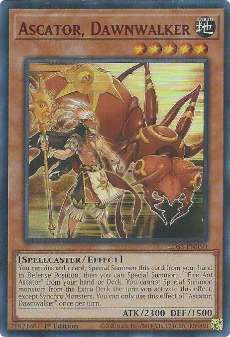 Ascator, Dawnwalker (Red) [LDS3-EN050] Ultra Rare | Kessel Run Games Inc. 