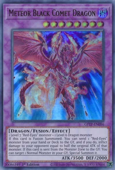 Meteor Black Comet Dragon [GFTP-EN096] Ultra Rare | Kessel Run Games Inc. 