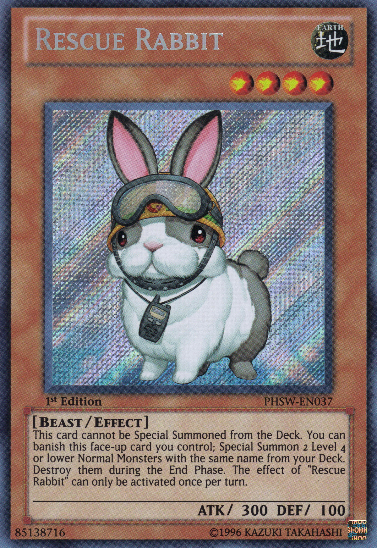 Rescue Rabbit [PHSW-EN037] Secret Rare | Kessel Run Games Inc. 