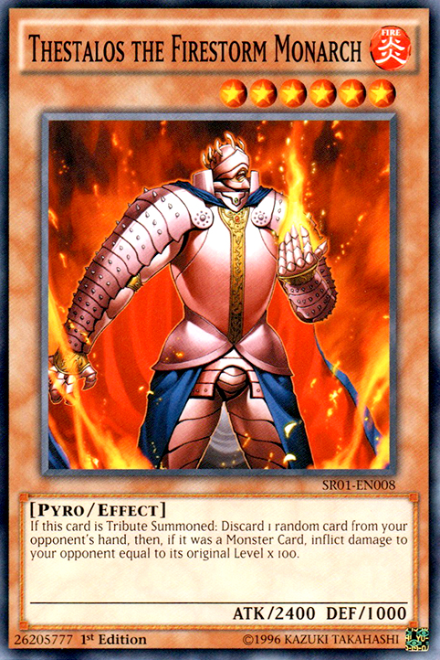 Thestalos the Firestorm Monarch [SR01-EN008] Common | Kessel Run Games Inc. 