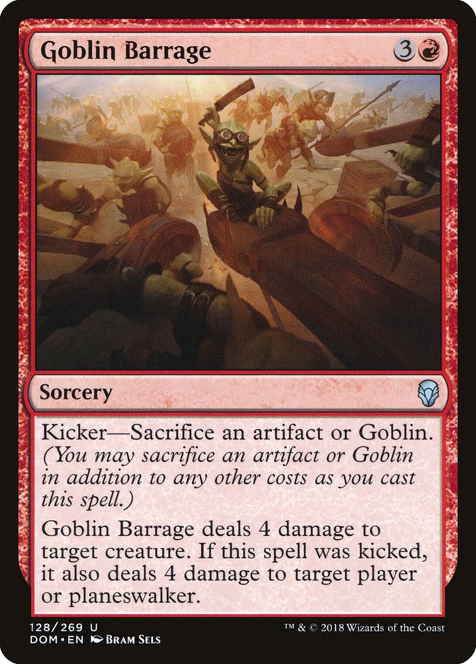 Goblin Barrage [Dominaria] | Kessel Run Games Inc. 