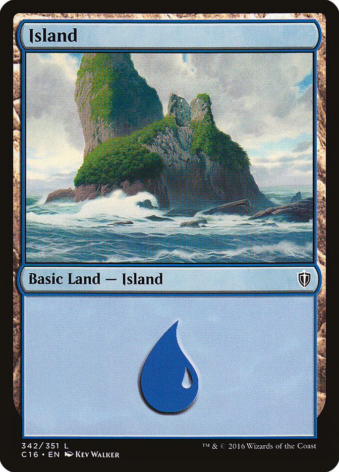 Island (342) [Commander 2016] | Kessel Run Games Inc. 