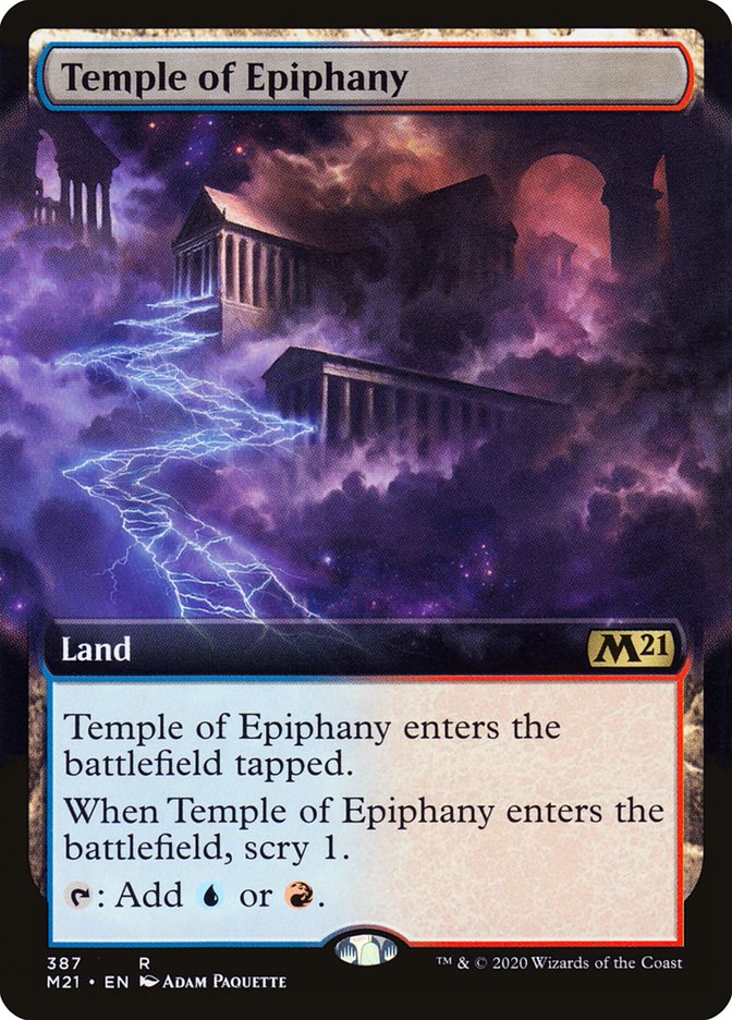 Temple of Epiphany (Extended Art) [Core Set 2021] | Kessel Run Games Inc. 