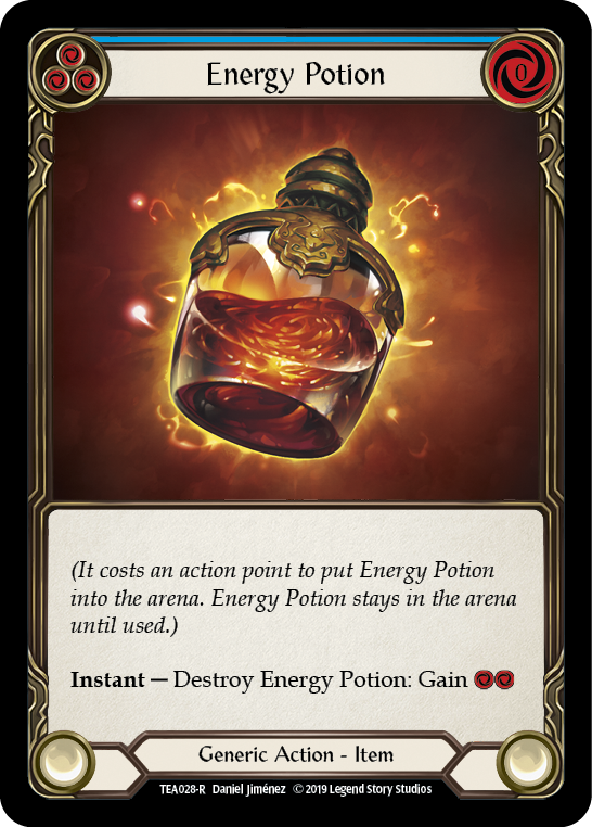 Energy Potion [TEA028-R] (Dorinthea Hero Deck)  1st Edition Normal | Kessel Run Games Inc. 