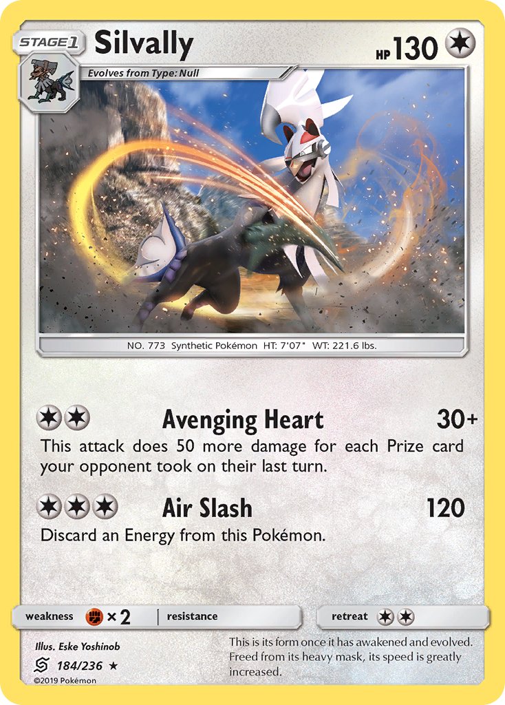 Silvally (184/236) (Theme Deck Exclusive) [Sun & Moon: Unified Minds] | Kessel Run Games Inc. 