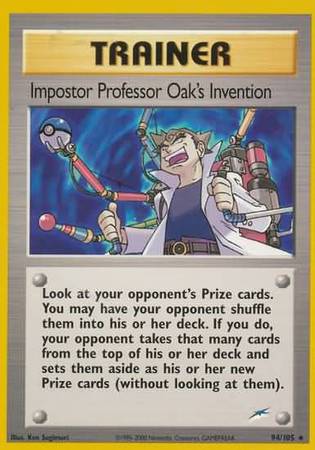Impostor Professor Oak's Invention (94/105) [Neo Destiny Unlimited] | Kessel Run Games Inc. 