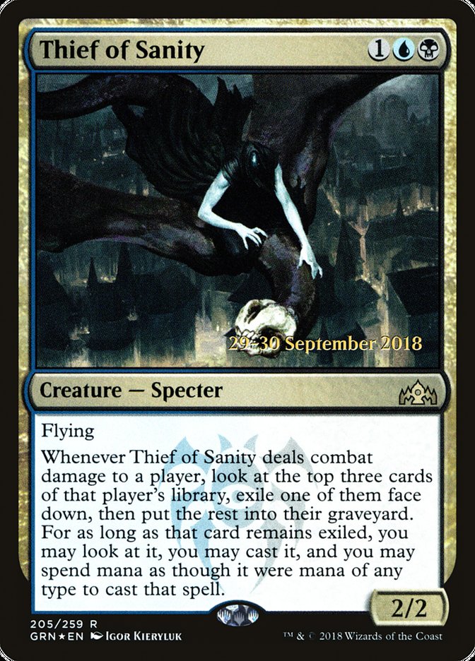 Thief of Sanity [Guilds of Ravnica Prerelease Promos] | Kessel Run Games Inc. 